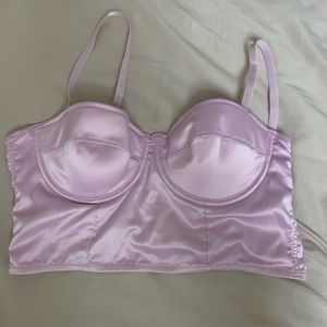 Purple corset top large